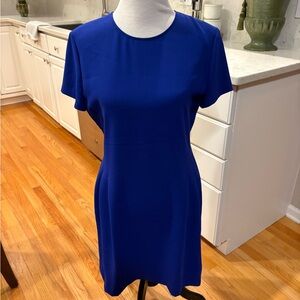 Theory Royal Blue Mini Dress, Sz 10